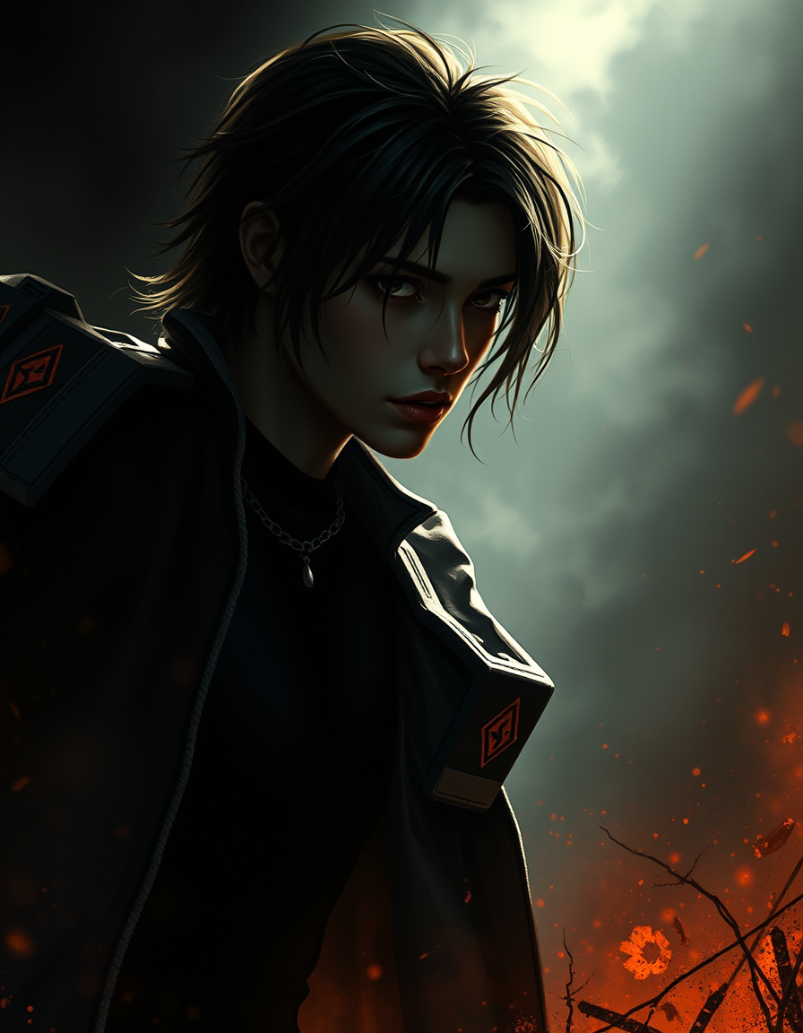 Main painting studio: cover-ready concept art, single focal figure, cinematic light