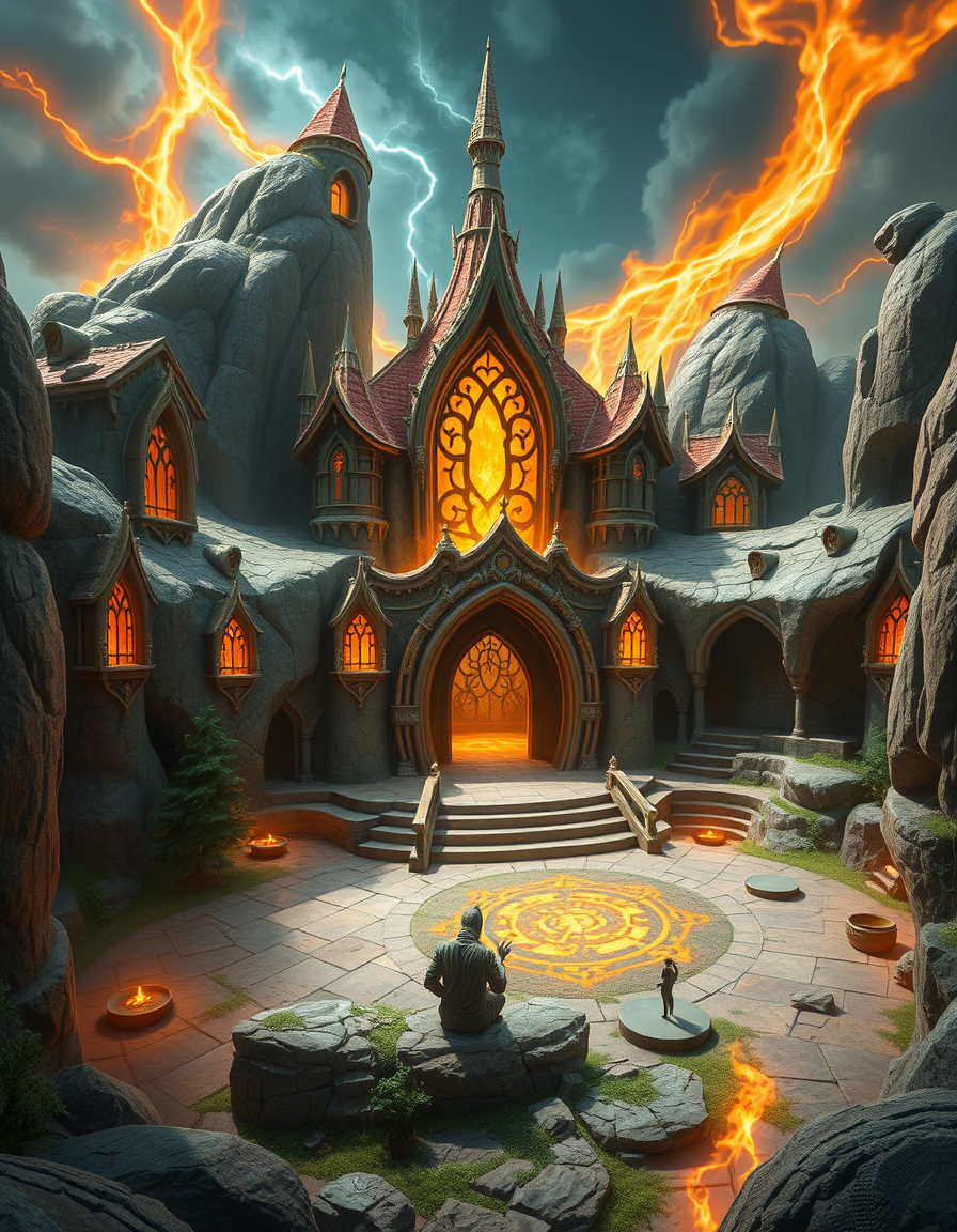 Main painting studio: For fun. Redesign the Thunder Cats Lair in photo realistic image.