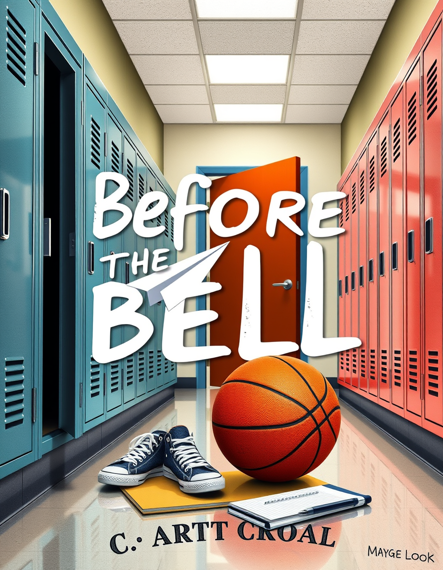 Book Covers idea: book cover composition, vertical 2:3 format, title-ready negative space at top, evocative subject, A book cover titled "Before the Bell Rings" with a 