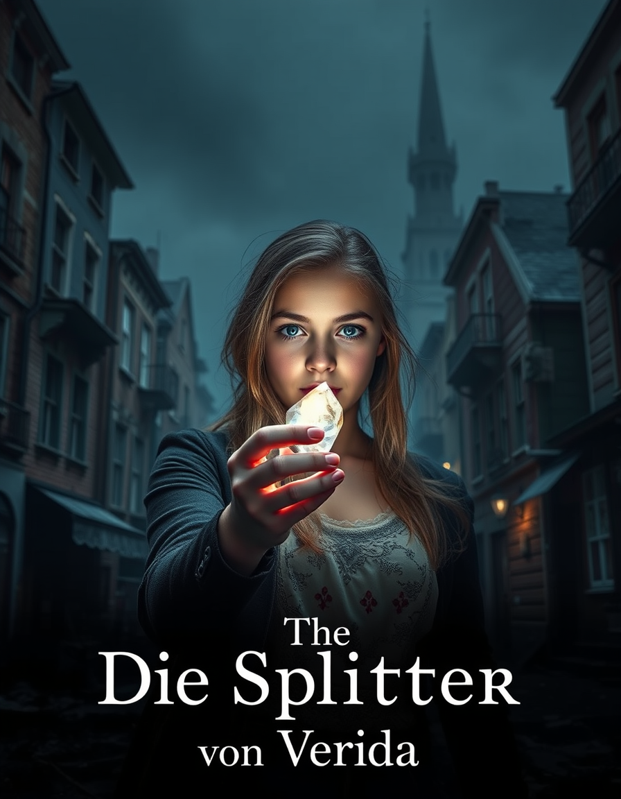 Book Covers idea: book cover composition, vertical 2:3 format, title-ready negative space at top, evocative subject, ein 16 jähriger Junge hält in einer dunklen verlass