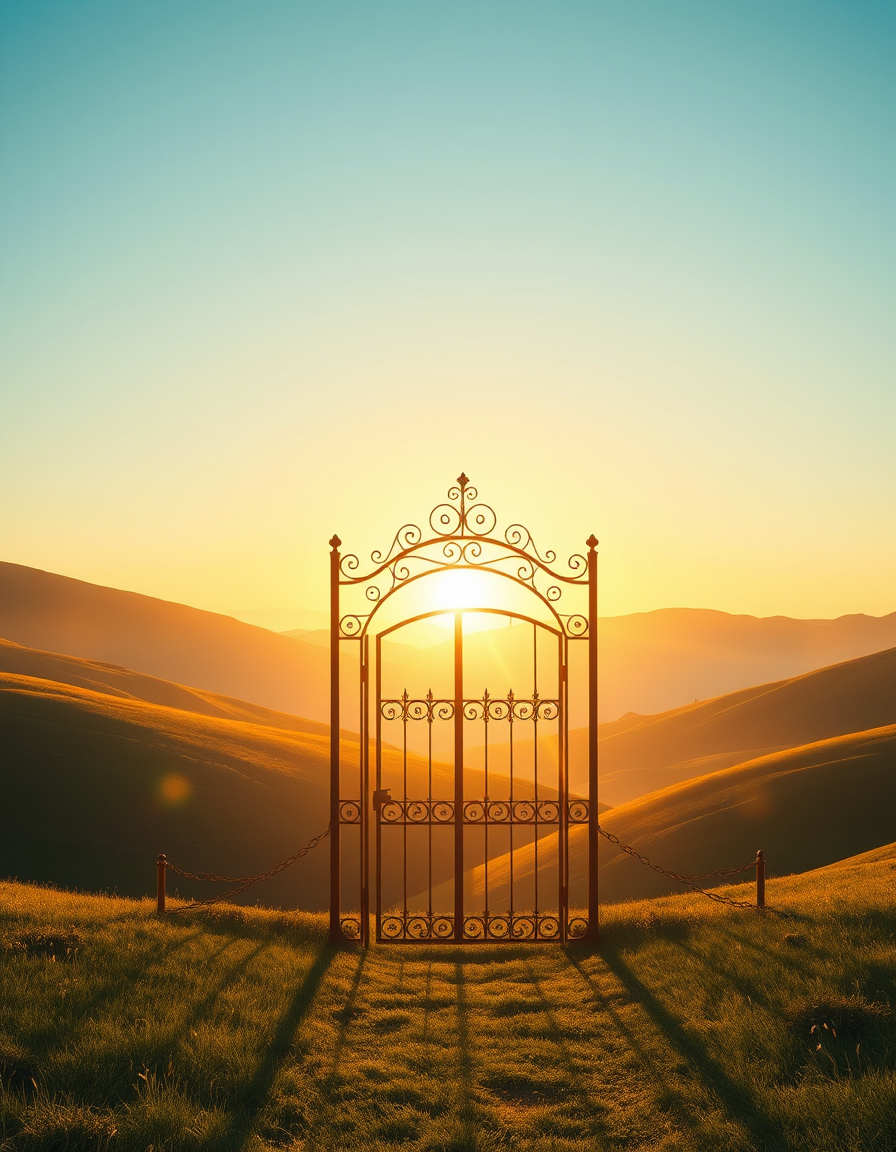 Book Covers idea: cover-ready concept art organized around genre, focal point, and title-safe space, deliberate composition, A clean cinematic wide shot of a peaceful,