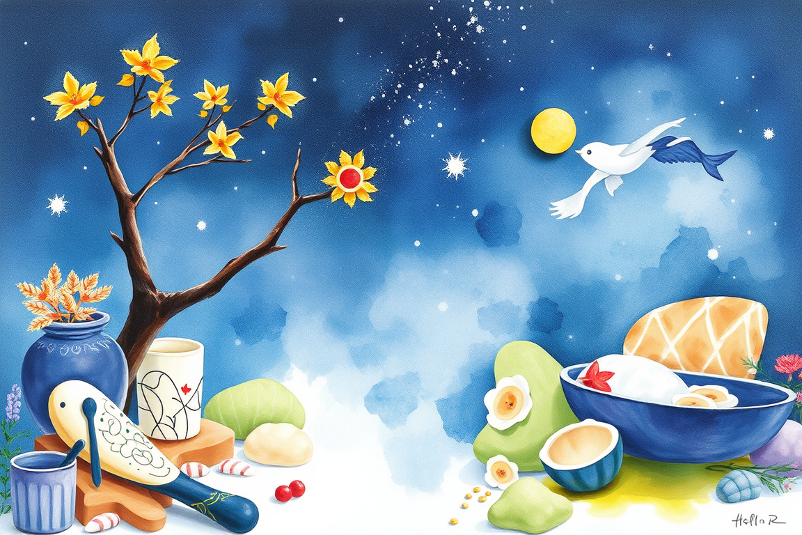Main painting studio: Une aquarelle