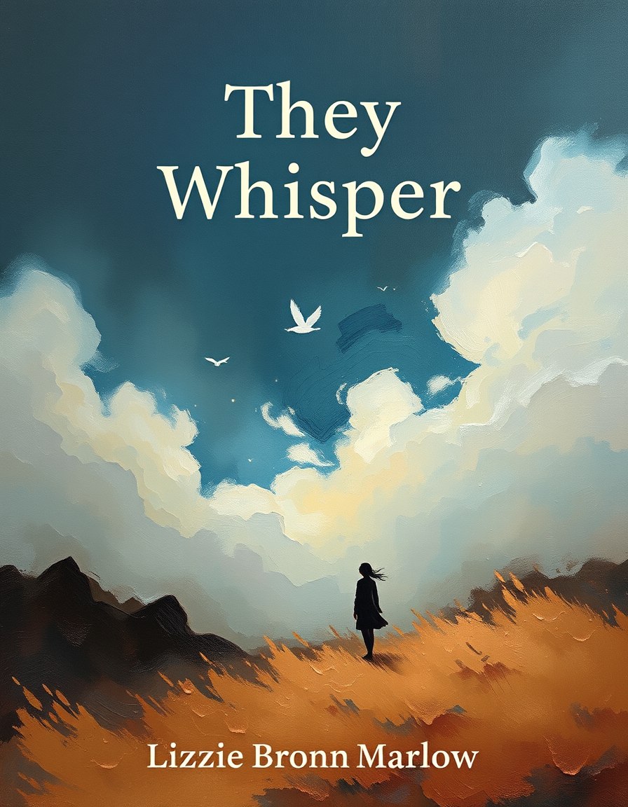 Book Covers idea: book cover composition, vertical 2:3 format, title-ready negative space at top, evocative subject, create a beauitful oil painting book cover for a bo