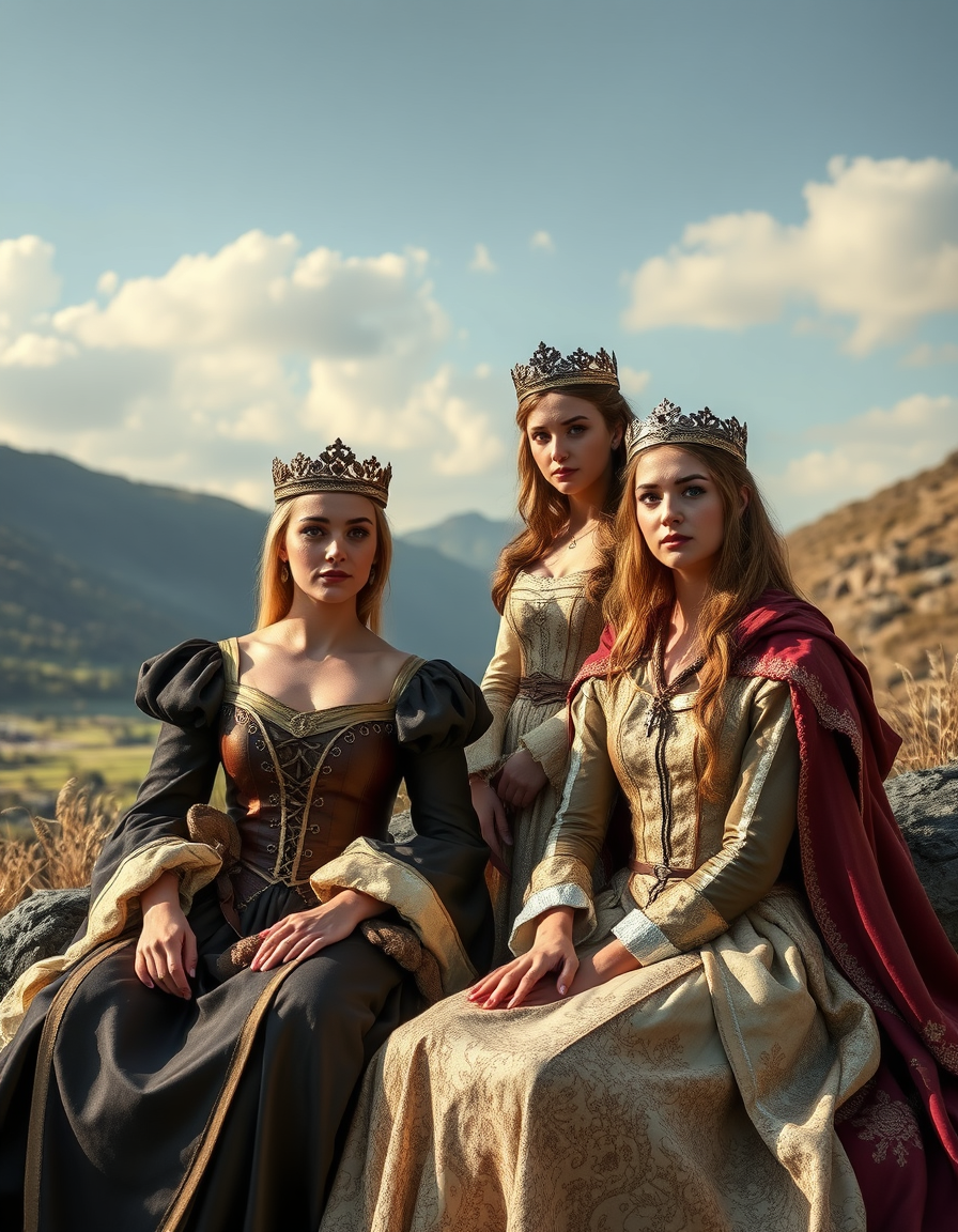 Main painting studio: Medieval princesses