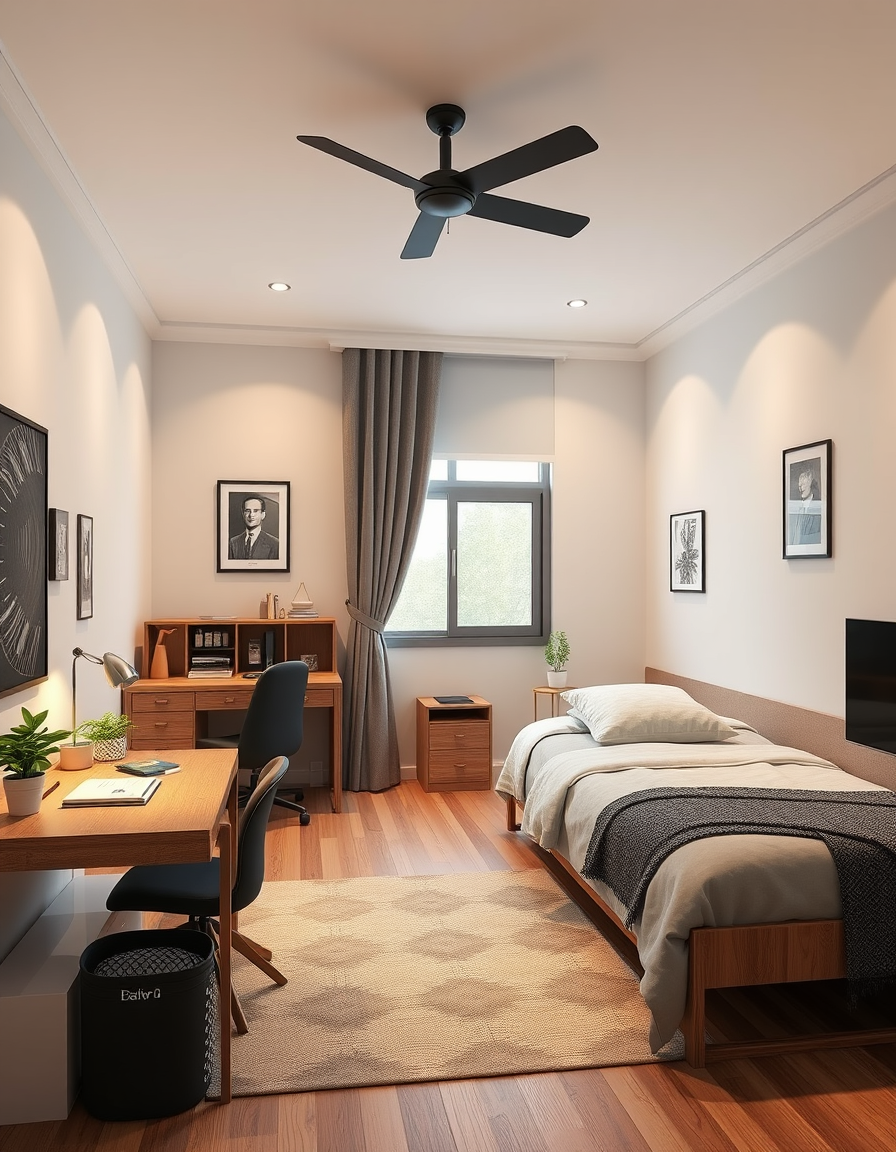 Room Design idea: AI room design, full room layout furniture and lighting, photorealistic interior render, Je veux une chambe de deux adolescentes il ya 10m² , room des