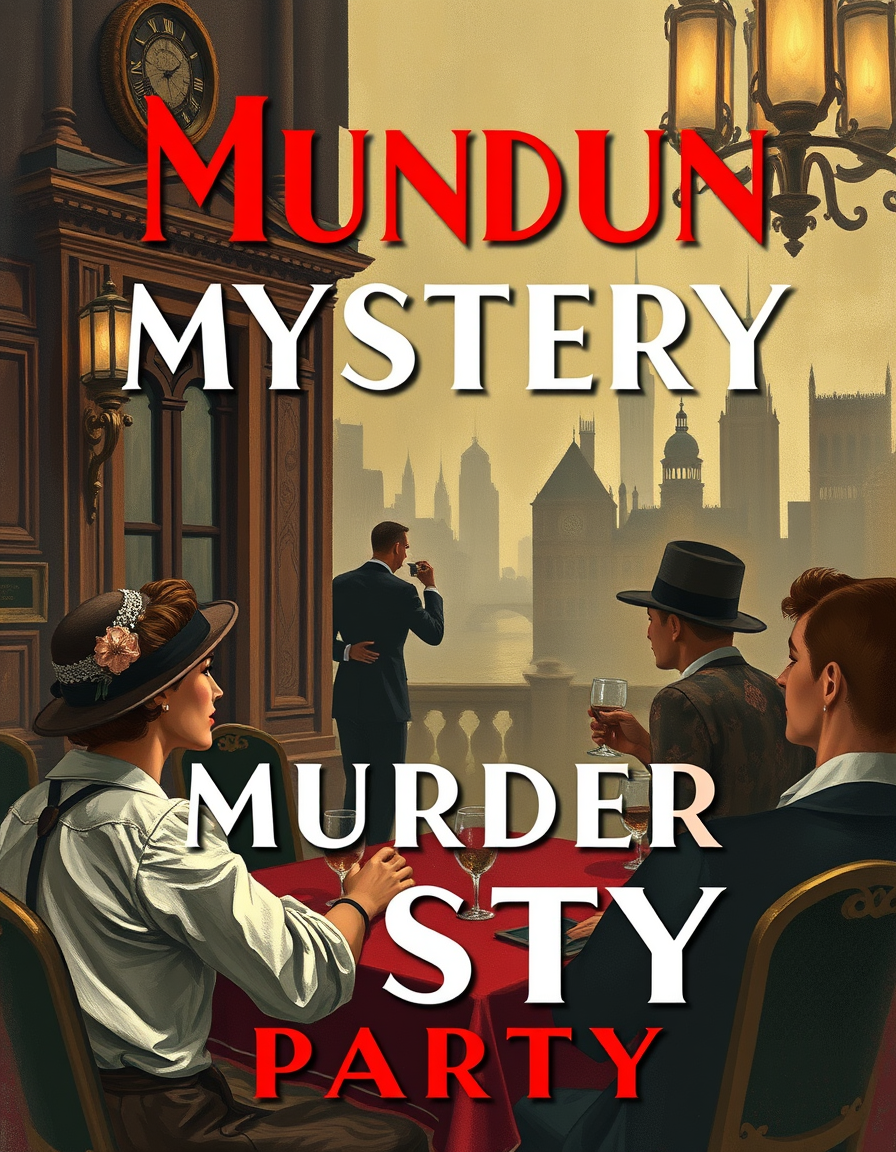 Book Covers idea: cover-ready concept art organized around genre, focal point, and title-safe space, deliberate composition, generate a book cover with a 1920s theme mu