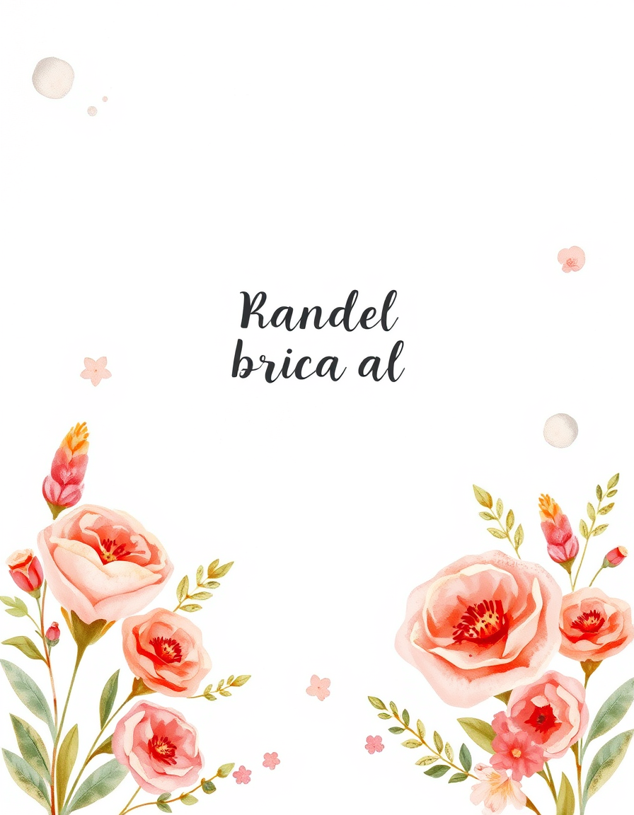 Greeting Cards idea: greeting card design, warm illustration, space for message, english watercolor bridal shower , printable greeting card