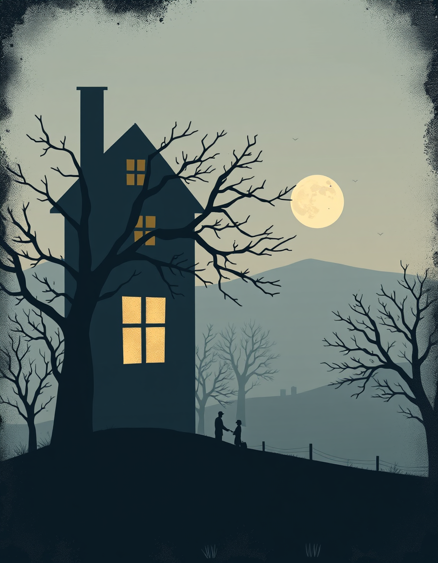 Book Covers idea: book cover composition, vertical 2:3 format, title-ready negative space at top, evocative subject, غلاف رواية غموض مريحة (cozy mystery) يظهر نافذة كوخ