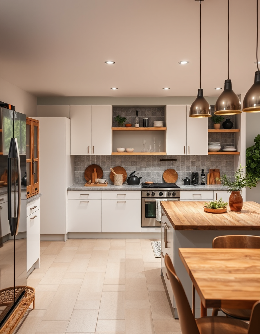 Main painting studio: a kitchen