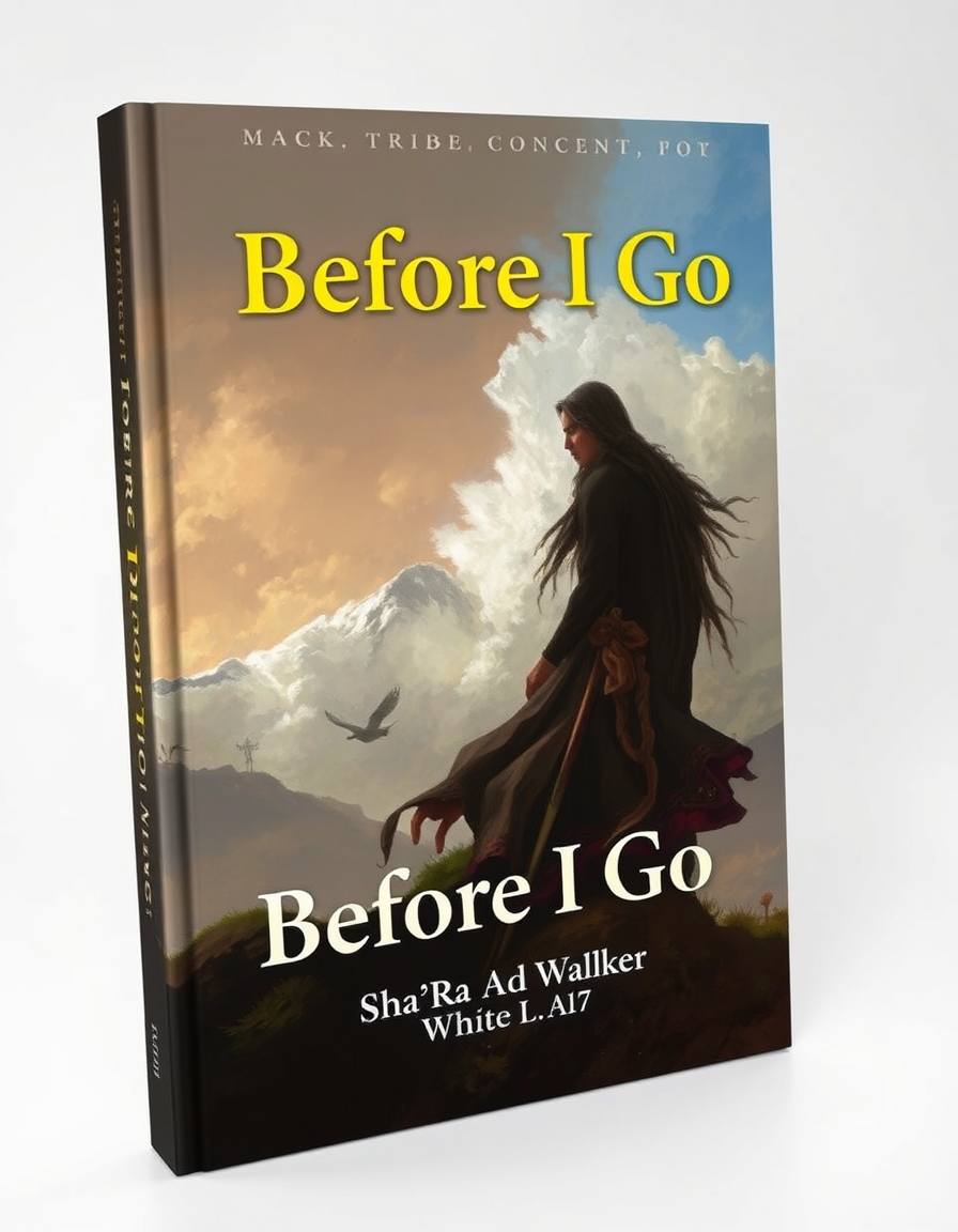 Book Covers idea: cover-ready concept art organized around genre, focal point, and title-safe space, deliberate composition, make me a book cove with this title "Before