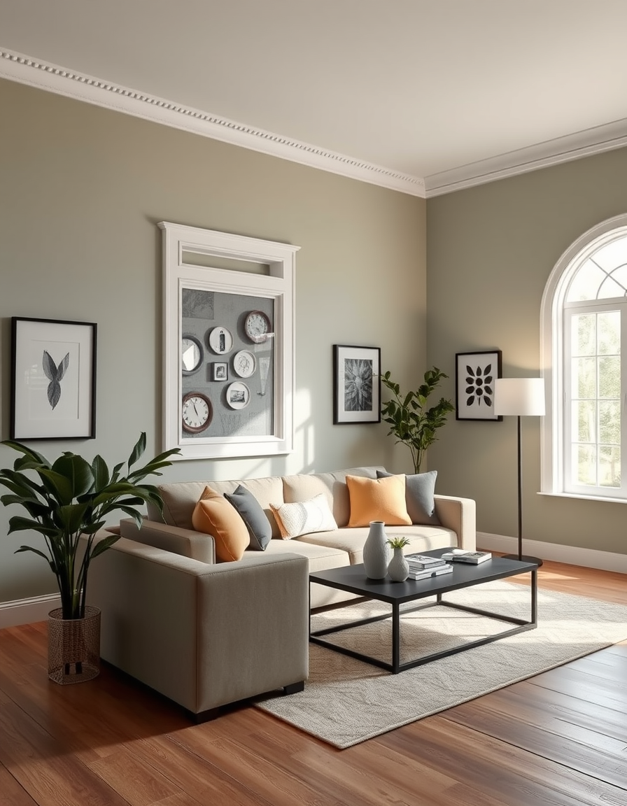 Paint Color idea: room repainted in a new wall color from the photo, accurate paint finish, photorealistic interior render, a living room with walls painted in #10a1cf,