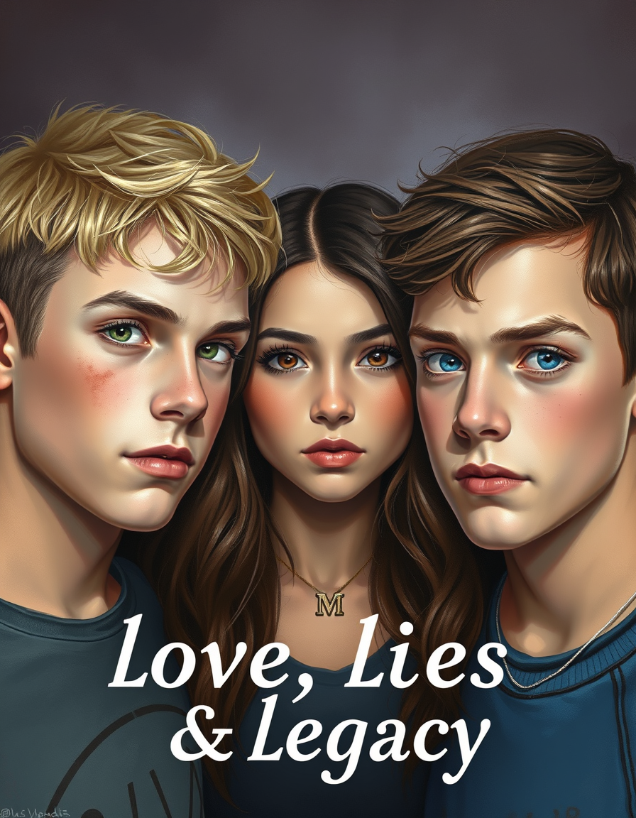 Book Covers idea: cover-ready concept art organized around genre, focal point, and title-safe space, deliberate composition, young adult style, two boys one with blonde