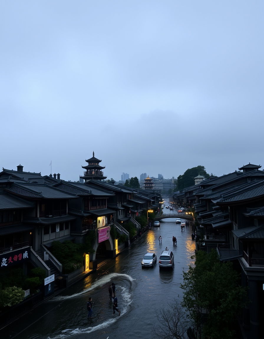 Main painting studio: 中國山水畫，一家人9個為婆婆90嵗祝壽，有9個山峰，9棵樹，9只飛鳥，水中有9條魚