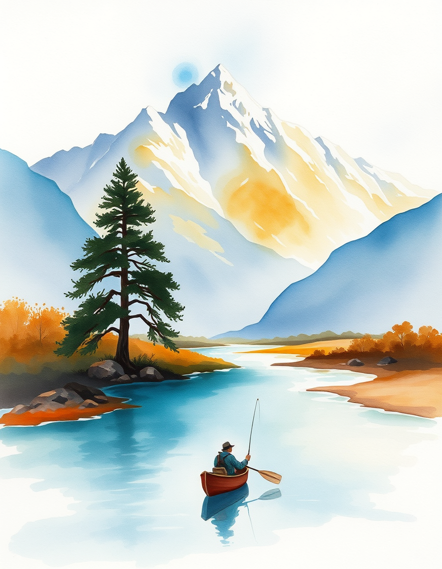 Picture Into Watercolor idea created from the prompt: turn picture into watercolor, transparent washes, paper texture, soft pigment edges, turn picture into watercolor, transparent washes, paper