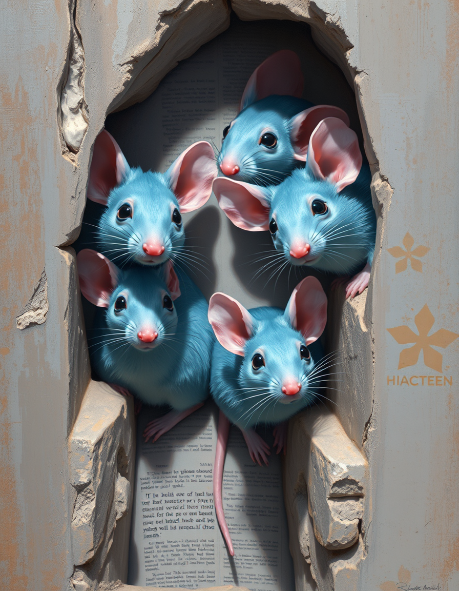 Book Covers idea: cover-ready concept art organized around genre, focal point, and title-safe space, deliberate composition, "Mice in the Walls" by Keith & Kevin Rogers
