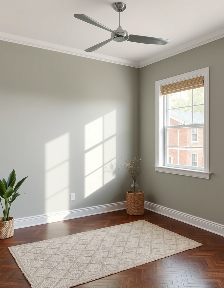 Paint Color idea created from the prompt: room repainted in a new wall color from the photo, accurate paint finish, photorealistic interior render, exterior paint color for west faci