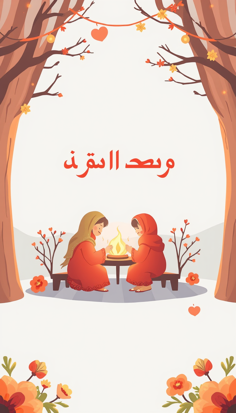 Greeting Cards idea: greeting card design, warm illustration, space for message, ورود مرسومة بالألوان المائية يدوياً على خلفية كريمية دافئة مع مساحة لكتابة رسالة , printab