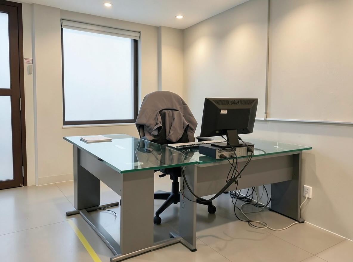 Main redesign studio: Redesign this room in a Modern interior style: clean lines, a neutral palette with bold accents, sleek low-profile furniture, glass and matte-metal su