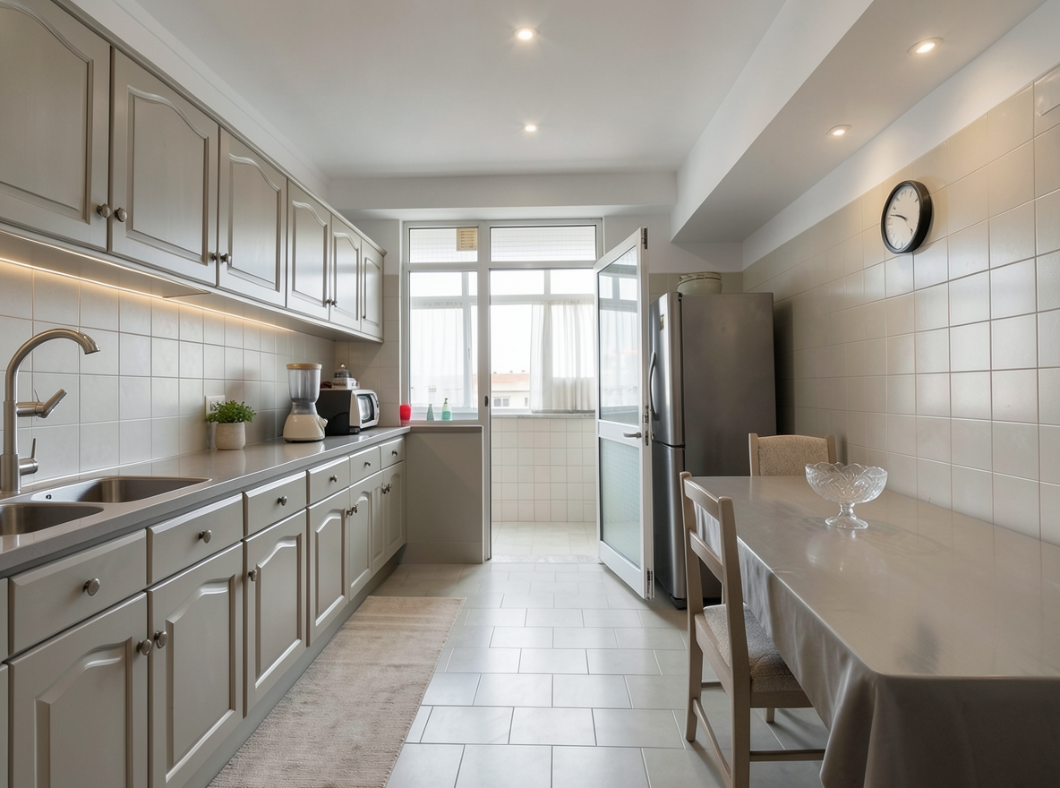 Main redesign studio: Redesign this room in a Modern interior style: clean lines, a neutral palette with bold accents, sleek low-profile furniture, glass and matte-metal su