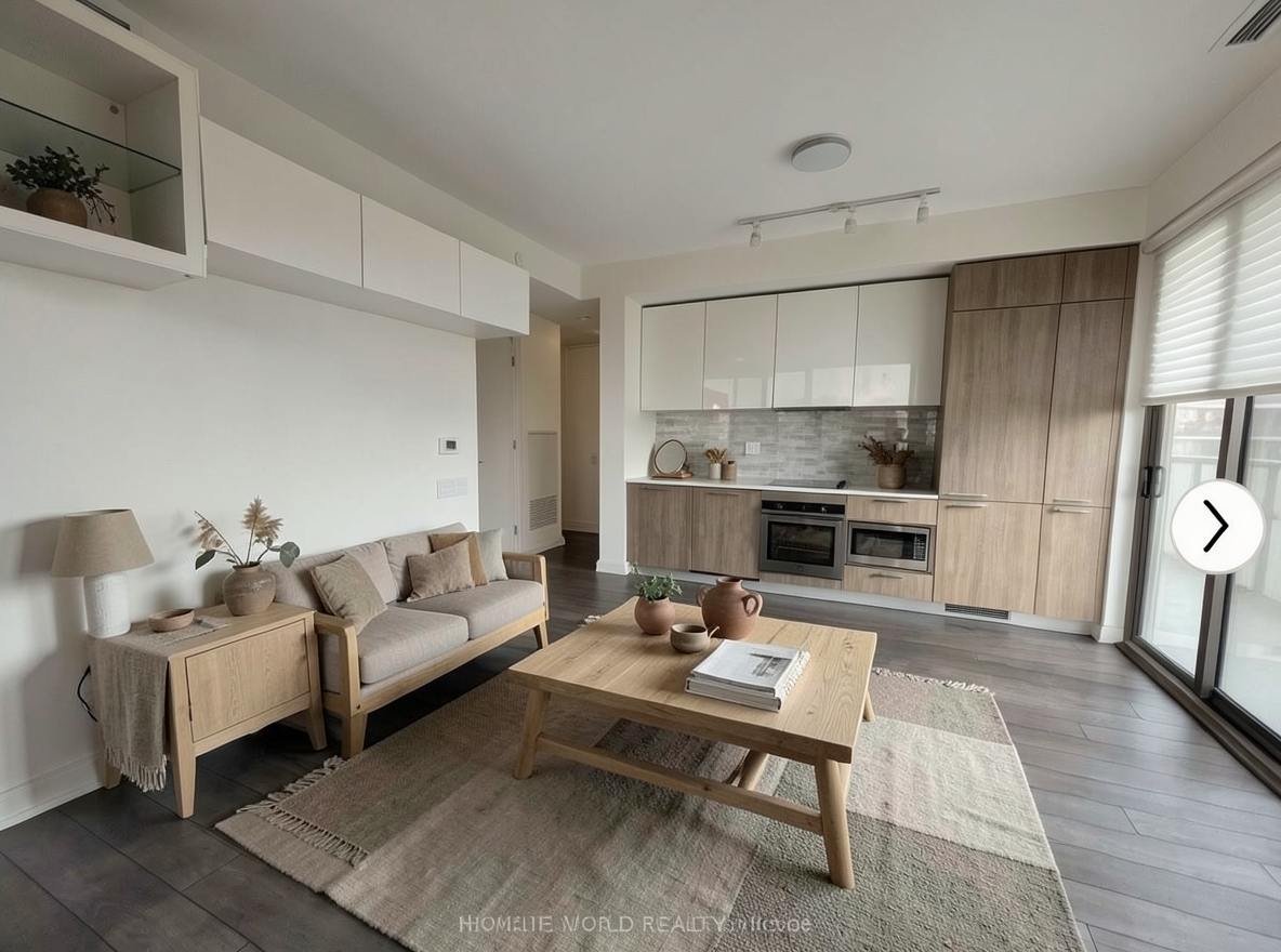 Main redesign studio: Redesign this room in a Japandi interior style: low natural-wood furniture, a muted earthy palette, handcrafted ceramics, linen textiles, soft diffuse