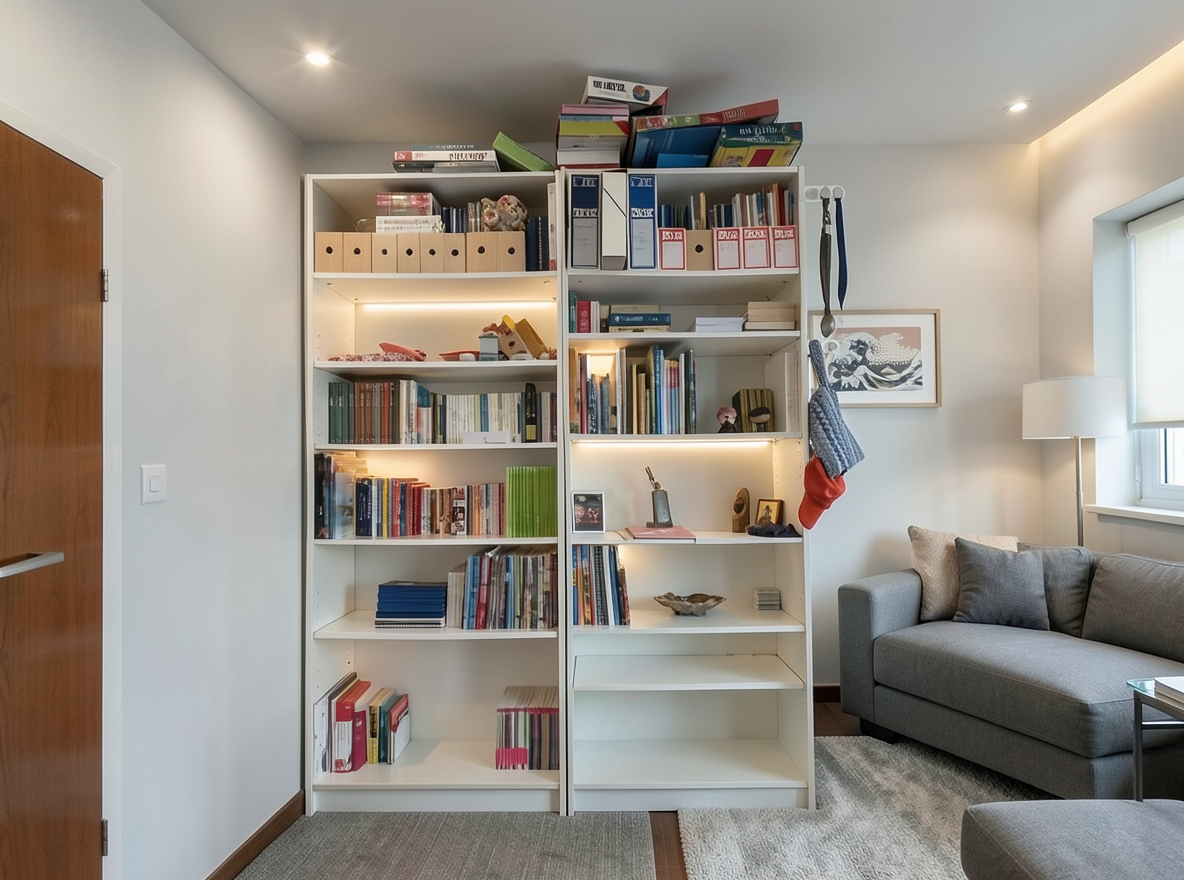 Main redesign studio: Redesign this room in a Modern interior style: clean lines, a neutral palette with bold accents, sleek low-profile furniture, glass and matte-metal su