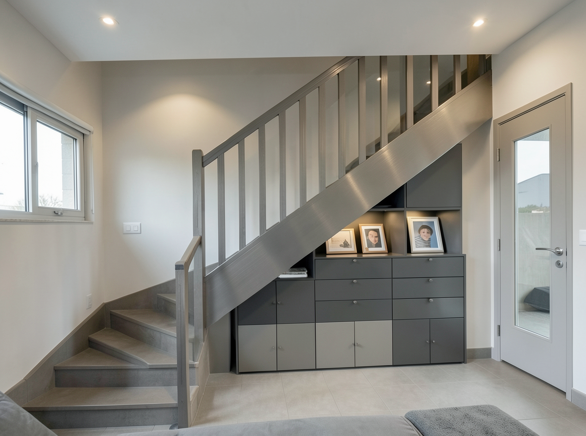 Main redesign studio: Redesign this room in a Modern interior style: clean lines, a neutral palette with bold accents, sleek low-profile furniture, glass and matte-metal su