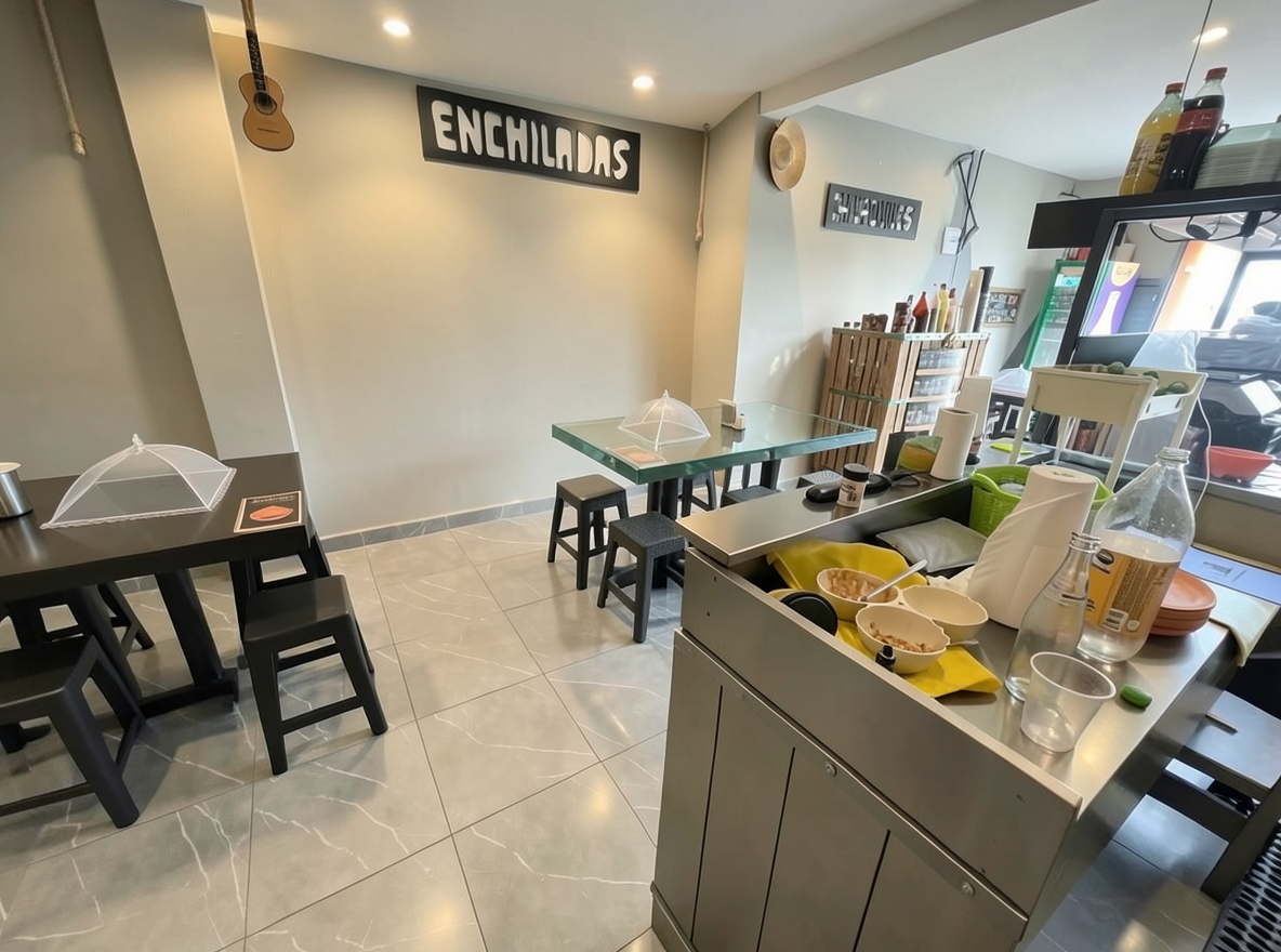 Main redesign studio: Redesign this room in a Modern interior style: clean lines, a neutral palette with bold accents, sleek low-profile furniture, glass and matte-metal su